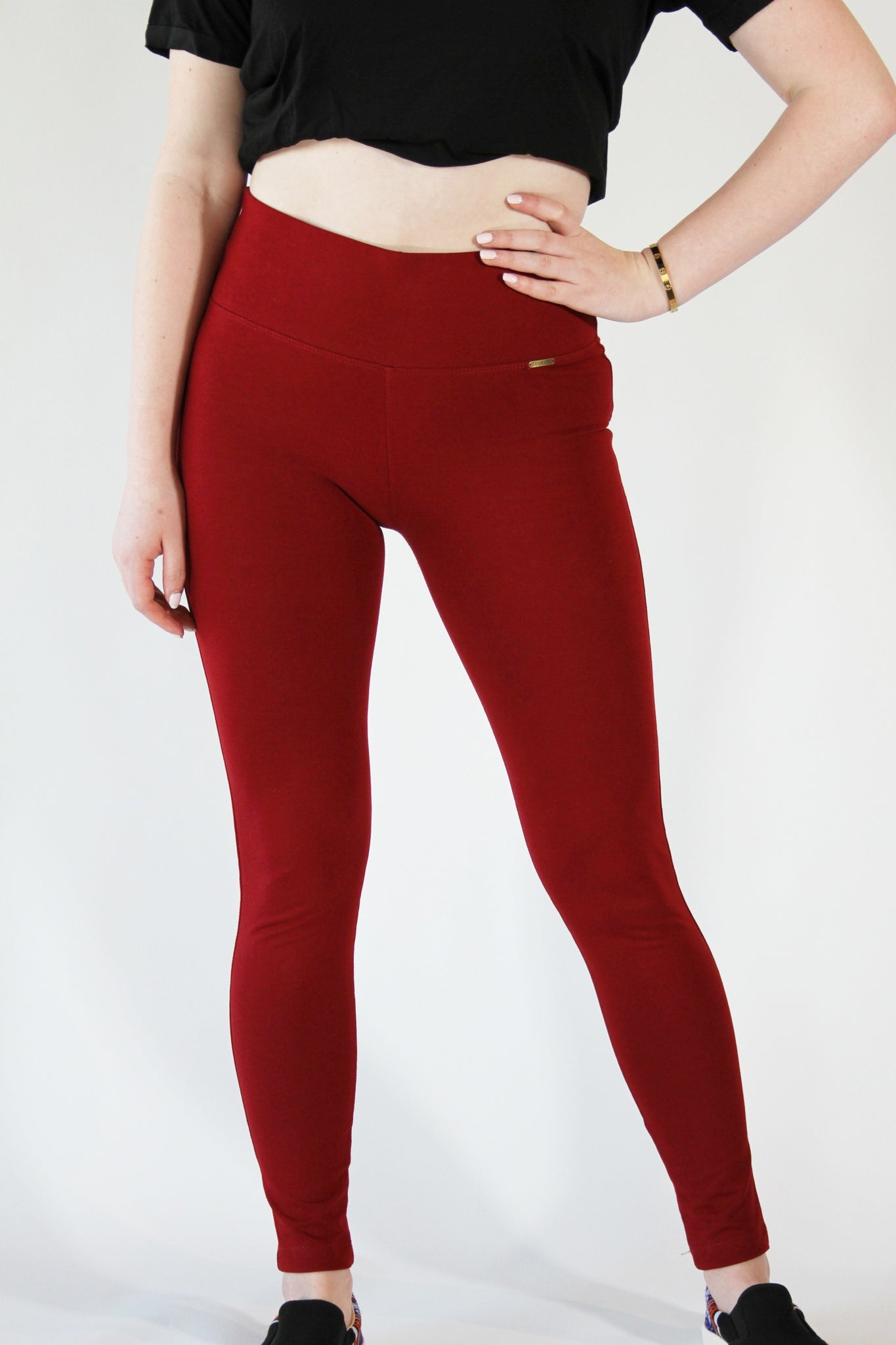Scarlet High Waisted Cotton Stretch Legging